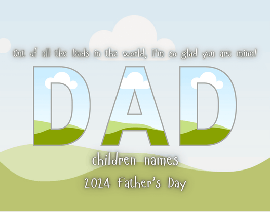 Fathers day template CANVA