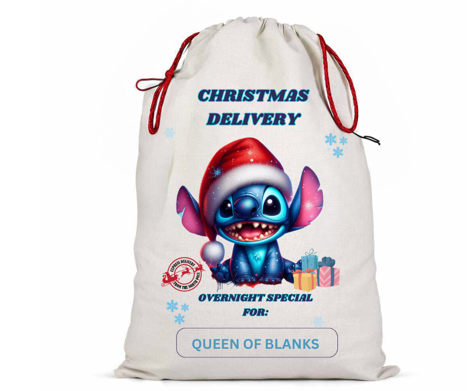 SUBLIMATION Santa Sacks