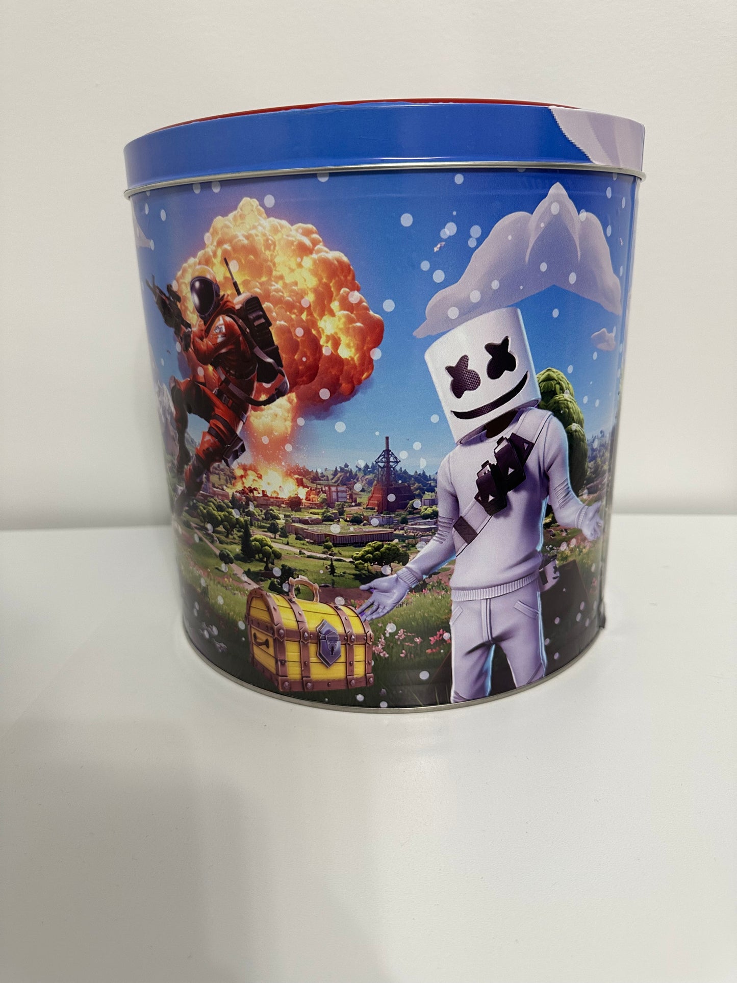 Custom popcorn tin