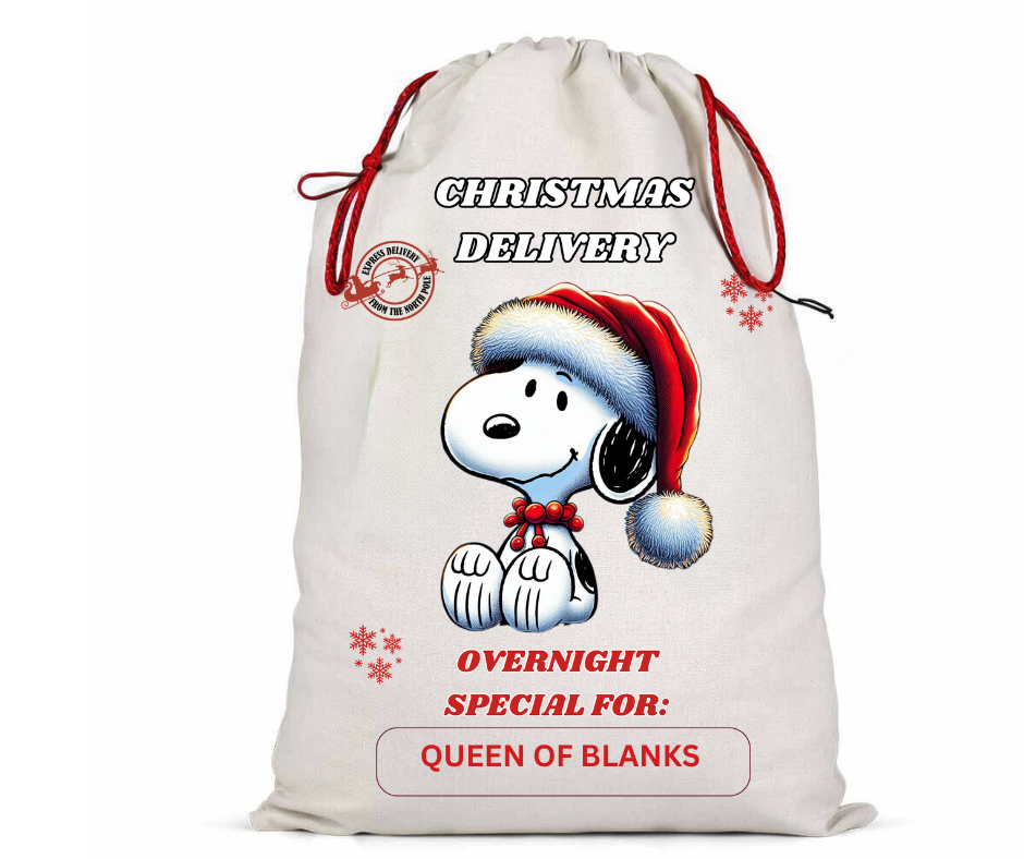 SUBLIMATION Santa Sacks