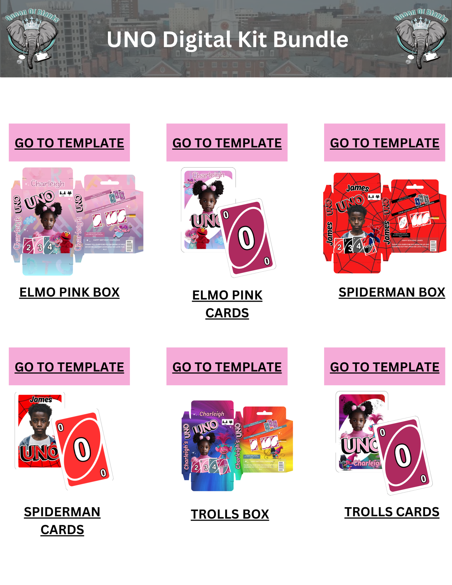 UNO DIGITAL KIT (CANVA ONLY)