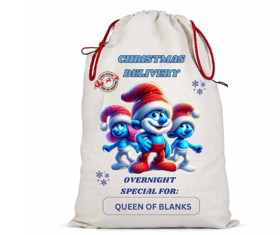 SUBLIMATION Santa Sacks