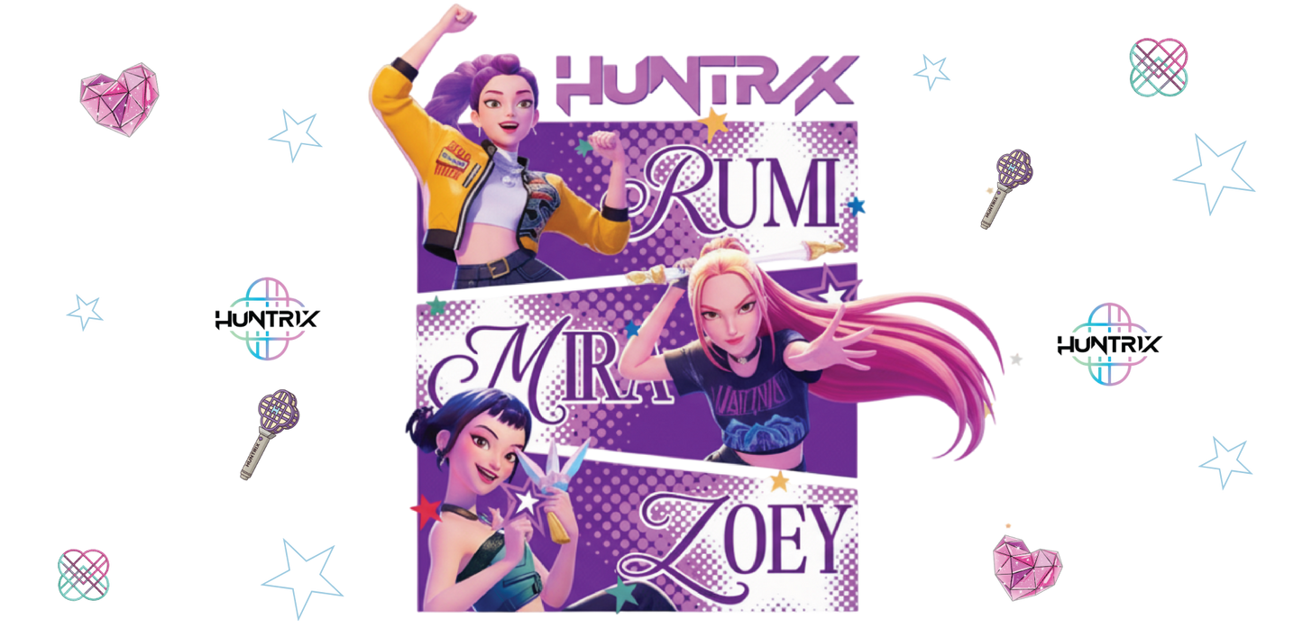 KPOP 16 OZ CUP UVDTF TRANSFERS