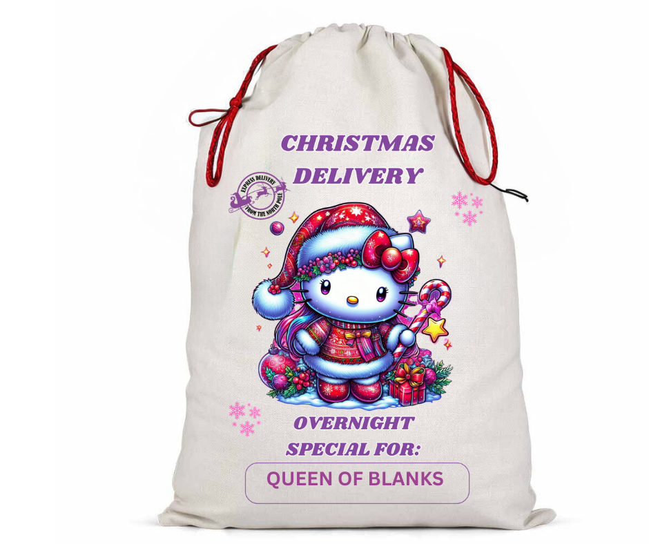 SUBLIMATION Santa Sacks