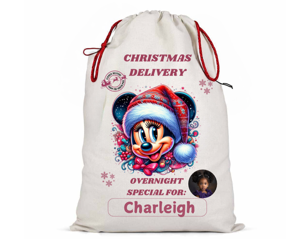 SUBLIMATION Santa Sacks