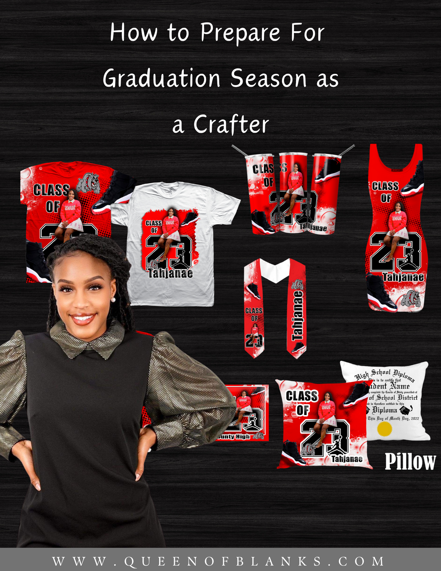 Graduation Editable Digital Kit Photoshop or Canva