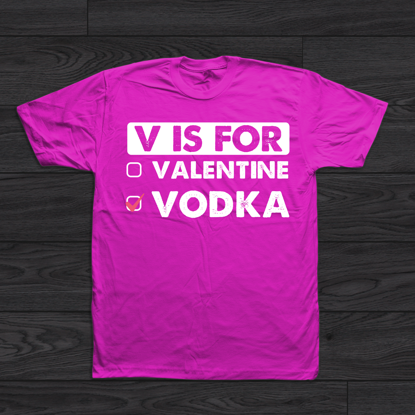 V FOR VODKA DTF TARNSFER