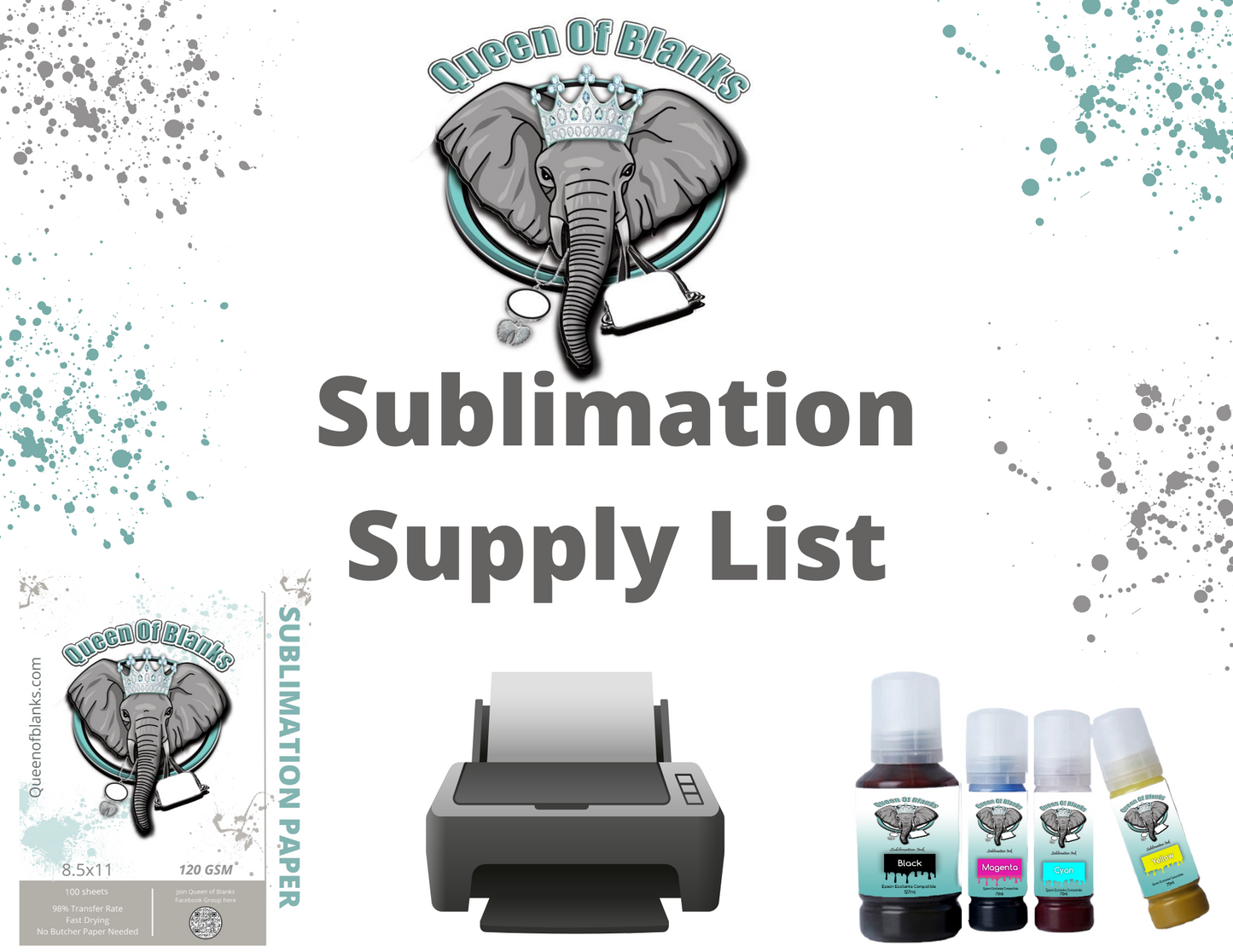 Sublimation Supply List